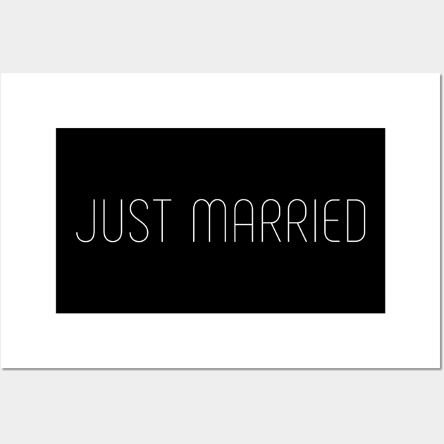 just married Wall Art by Ranumee